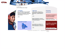 Tablet Screenshot of corptransandina.com